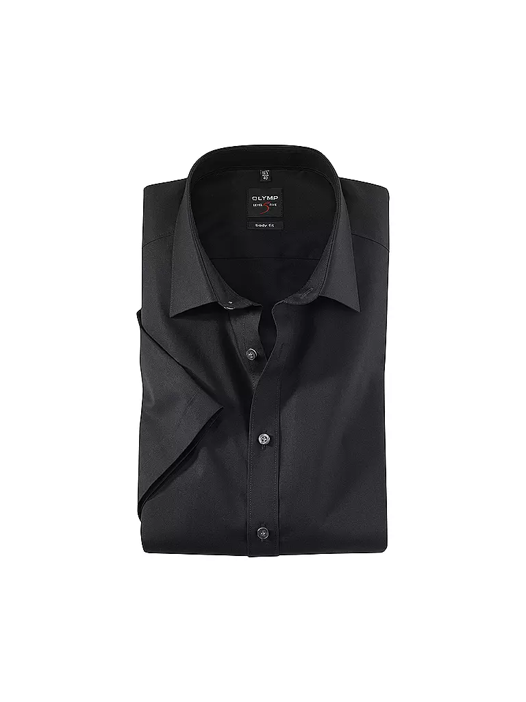 OLYMP LEVEL FIVE Business Hemd Body Fit schwarz