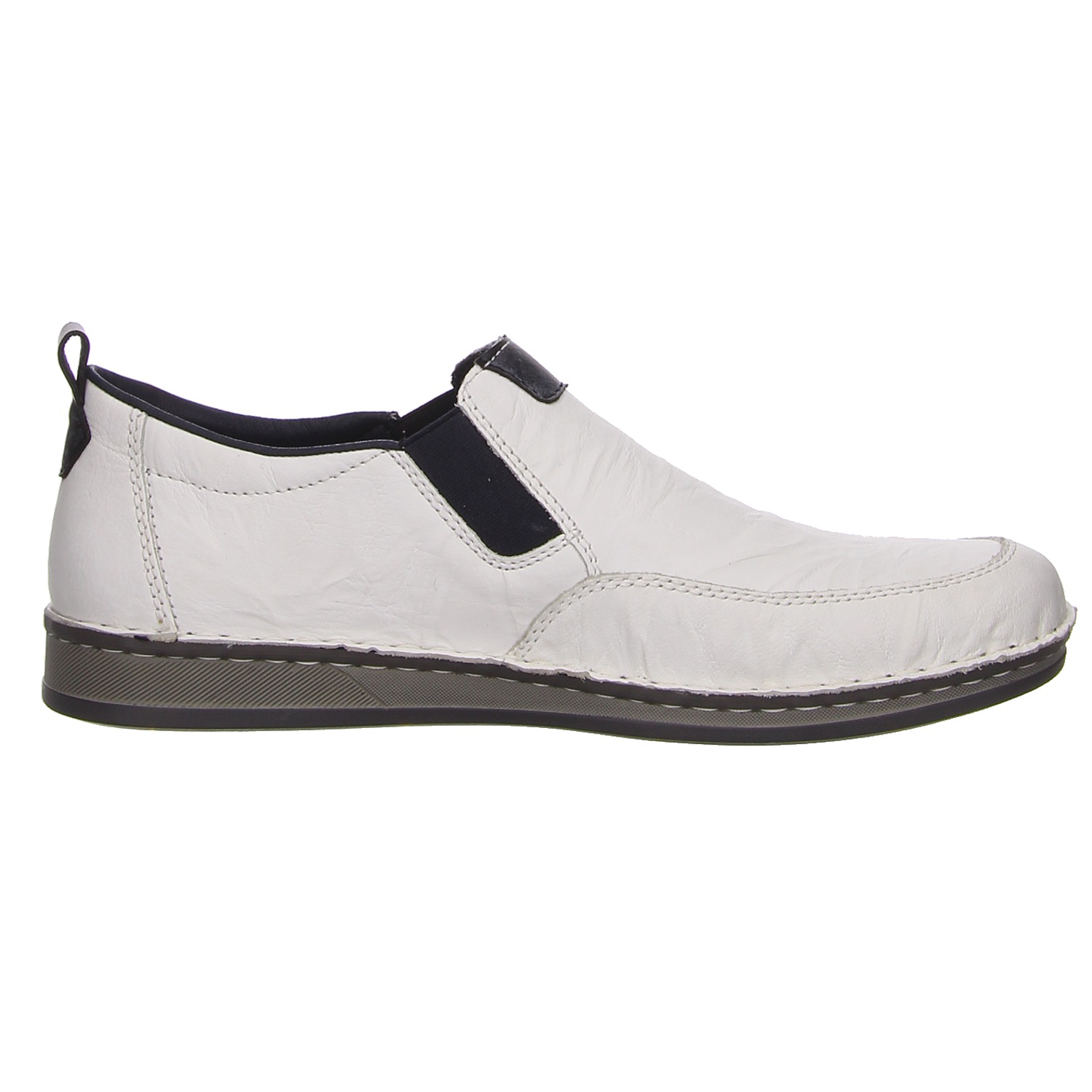Rieker Slipper weiß weiss/weiss kombi