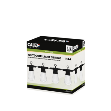 CALEX LED Lichtsnoer 10-lichts RGB, 10 meter