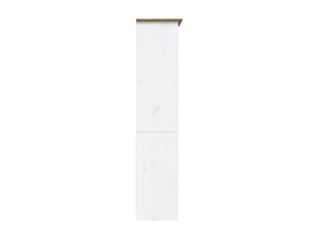 Bibliothèque BODO marron 80x38x180 bois pin massif 5 niveaux