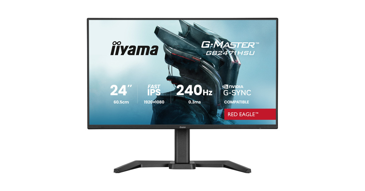 iiyamaG-Master Red Eagle GB2471HSU-B1 23.8