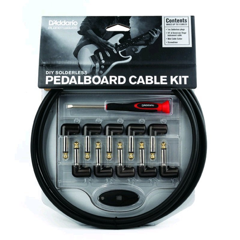 D'Addario Cable Station Pedal Board Kit