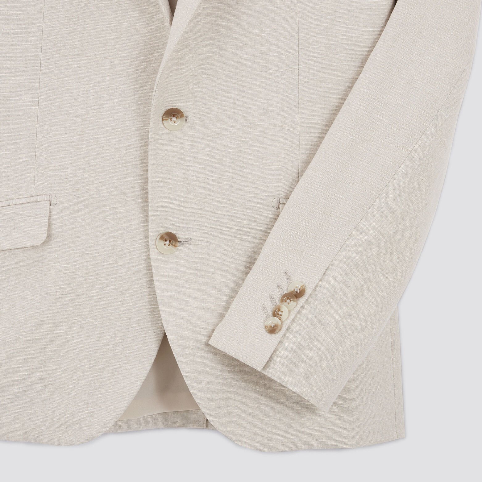 Veste de costume slim Beige