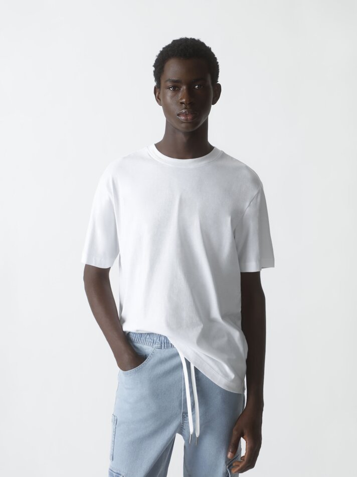 Calça jogger cargo - Índigo