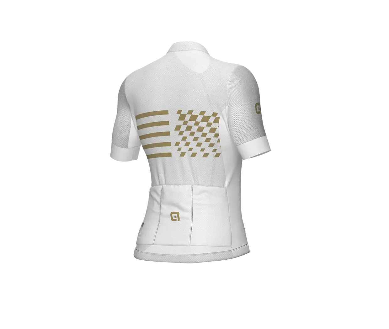 Ale PR-E Play Fietsshirt Korte Mouwen Wit Dames