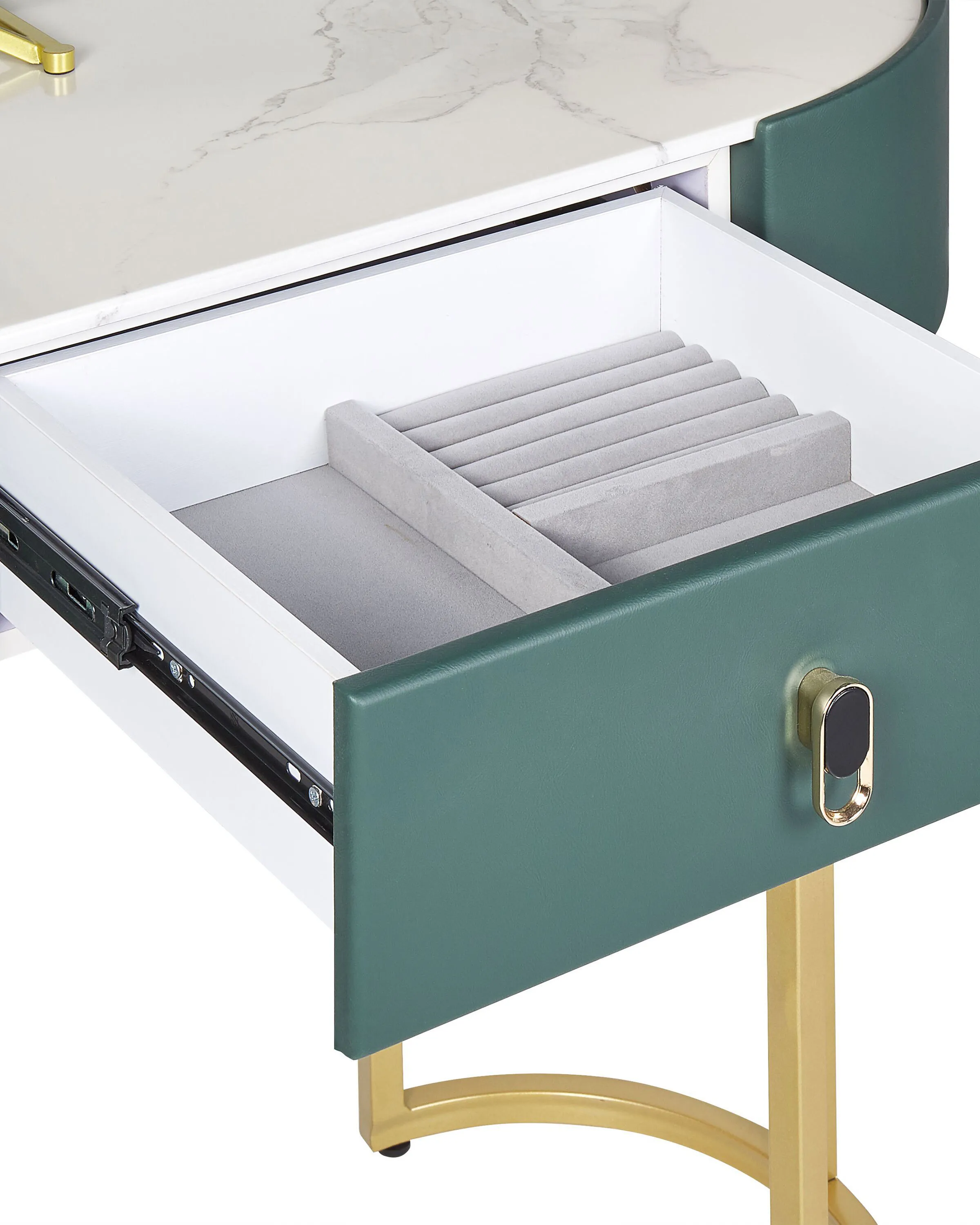 Kaptafel VINAX LED Donkergroen
