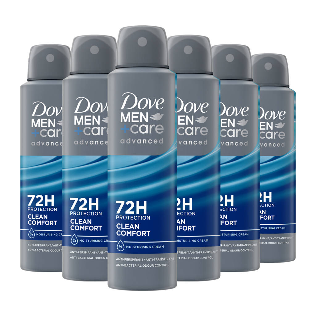 Prettige geurClean Comfort anti-transpirant deodorant spray - 6 x 150 ml