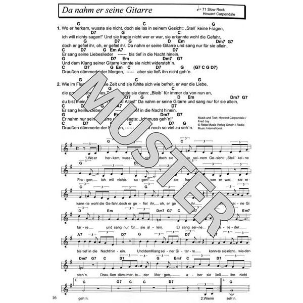 Hildner Musikverlag 140 Deutsche Schlager Der 70er