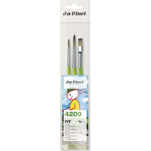 da Vinci FIT SYNTHETICS, Serie 4209 Schulpinsel-Set