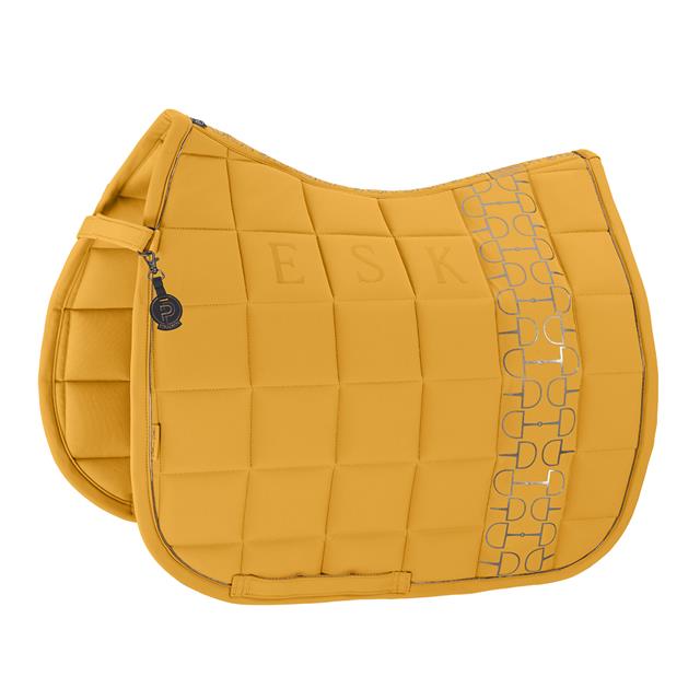Zadeldek Eskadron Platinum Big Square Softshell Dressuur Geel