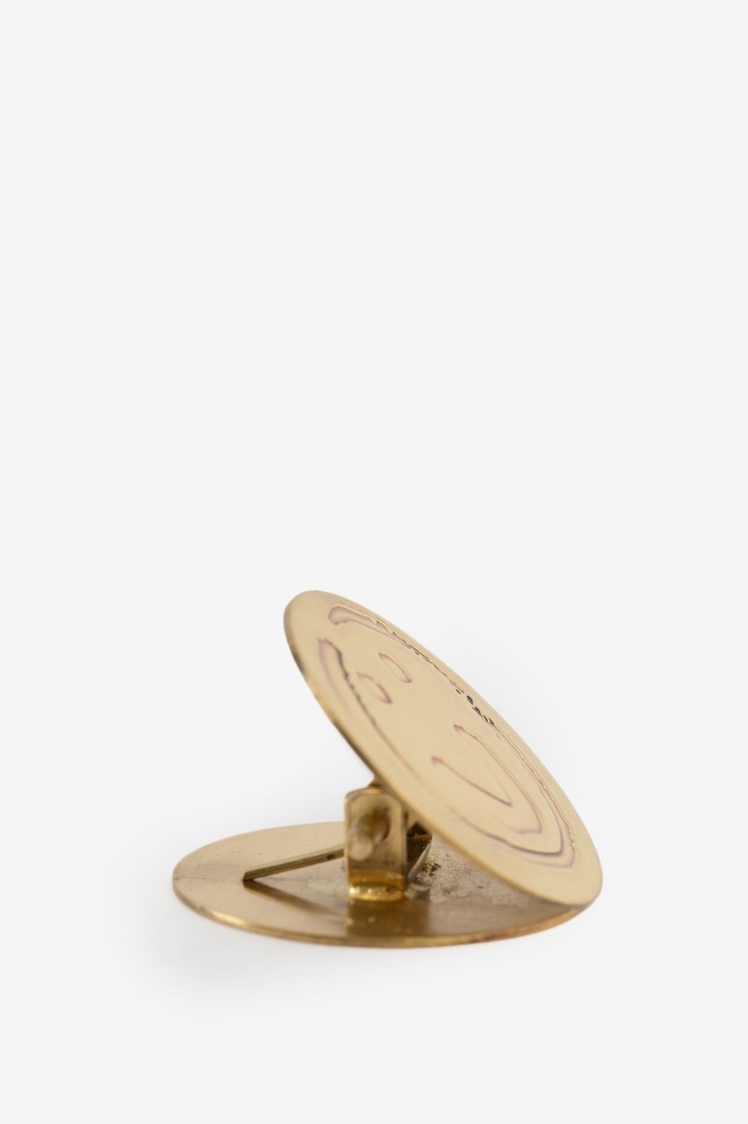 Goudkleurige smiley paperclip