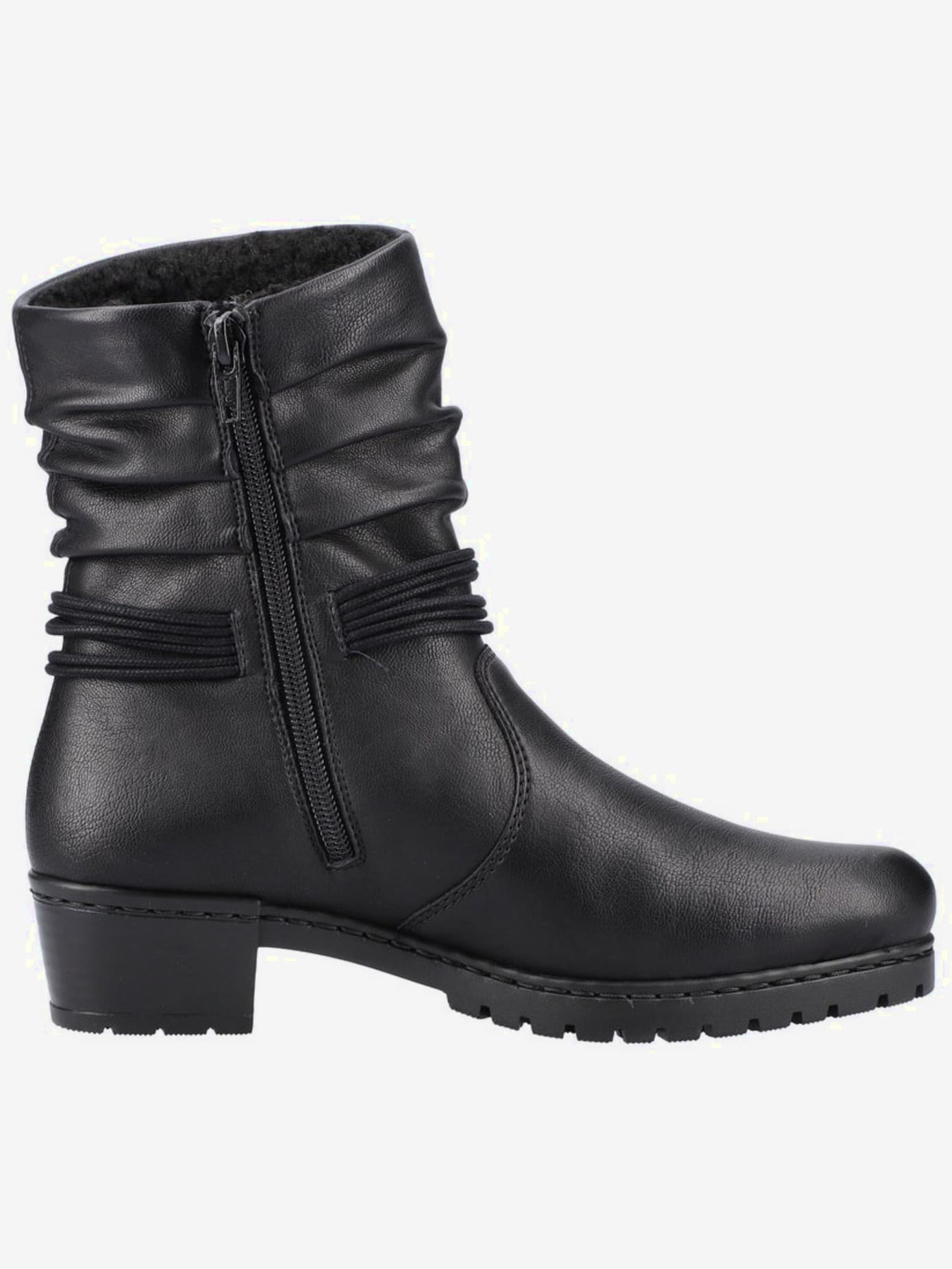 Bottines d'hiver avec tige froncée