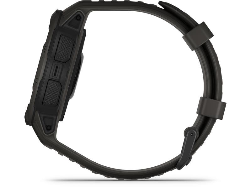GARMIN Sportuhr Instinct 2, Anthrazit/Schwarz Multisportuhr für In- und Outdoor