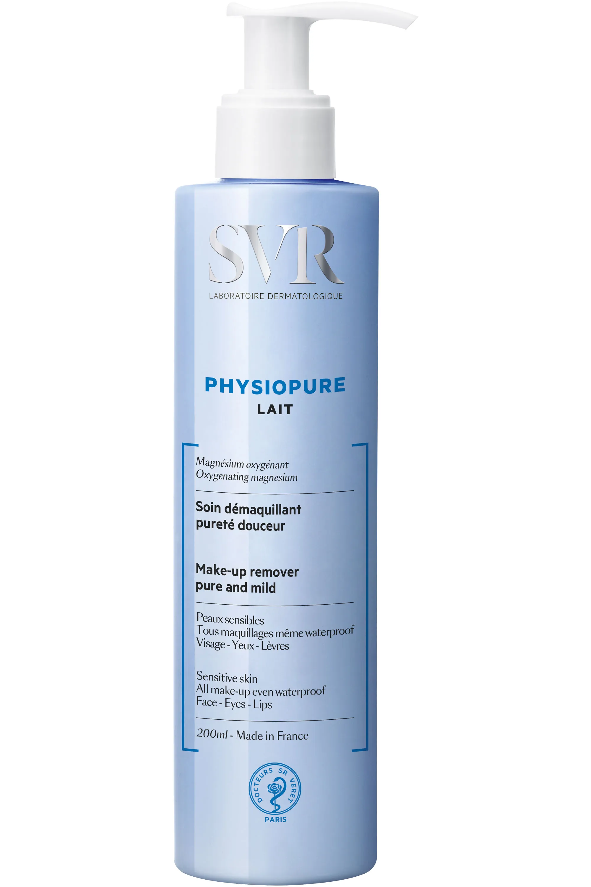 SVR Lait démaquillant Physiopure-200 ml