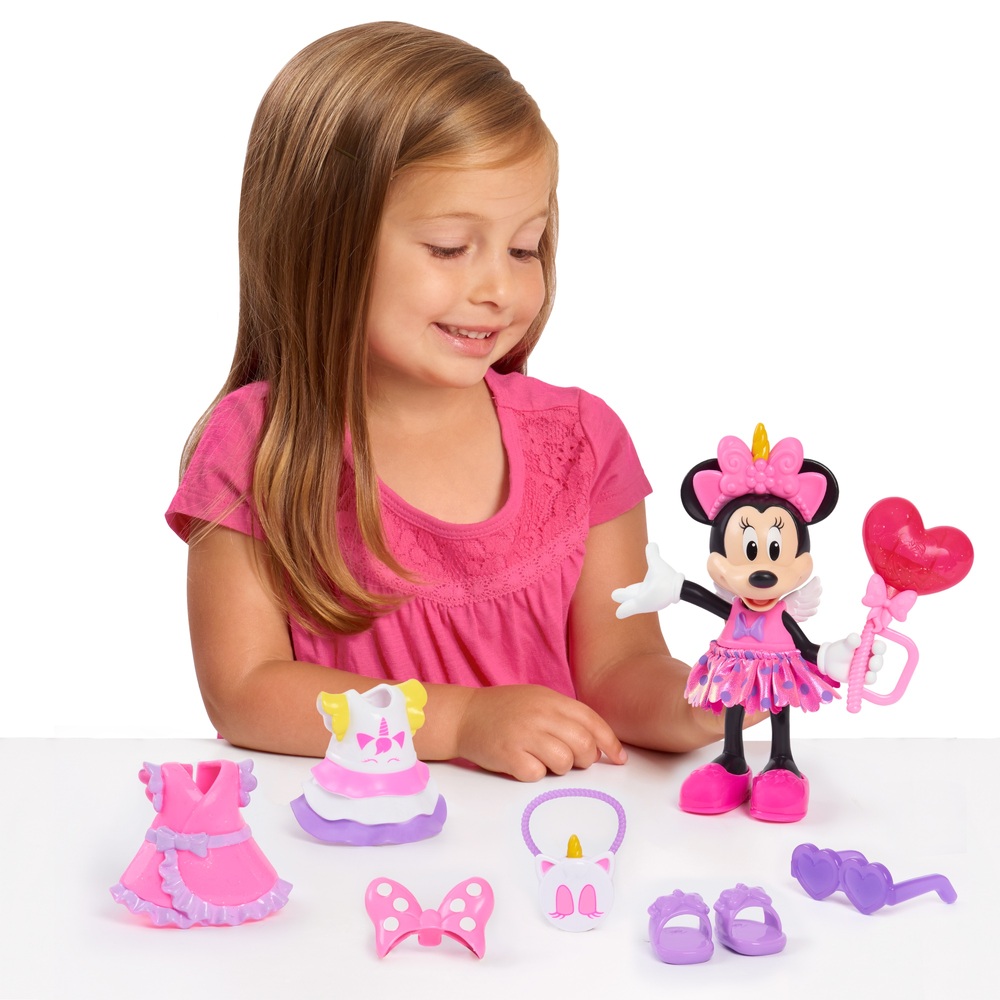 Junior Minnie Mouse Modepuppe mit Etui