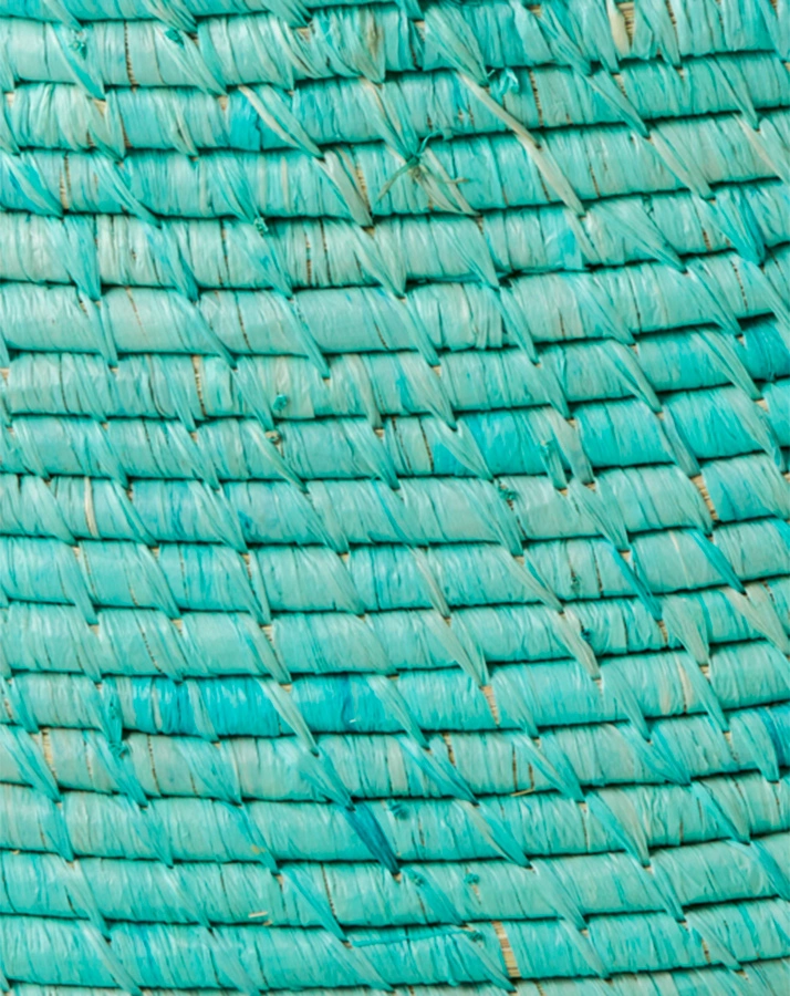 Aufbewahrungskorb RAFFIA (20x20x20) in mint