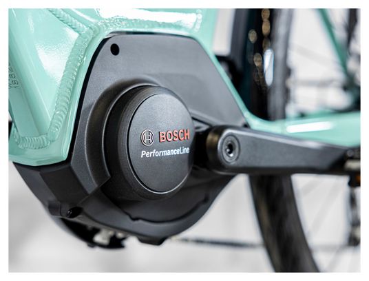 Vélo de Ville Électrique Trek Verve  2 Lowstep Shimano Acera/Altus 9V 500 Wh Vert Sauge