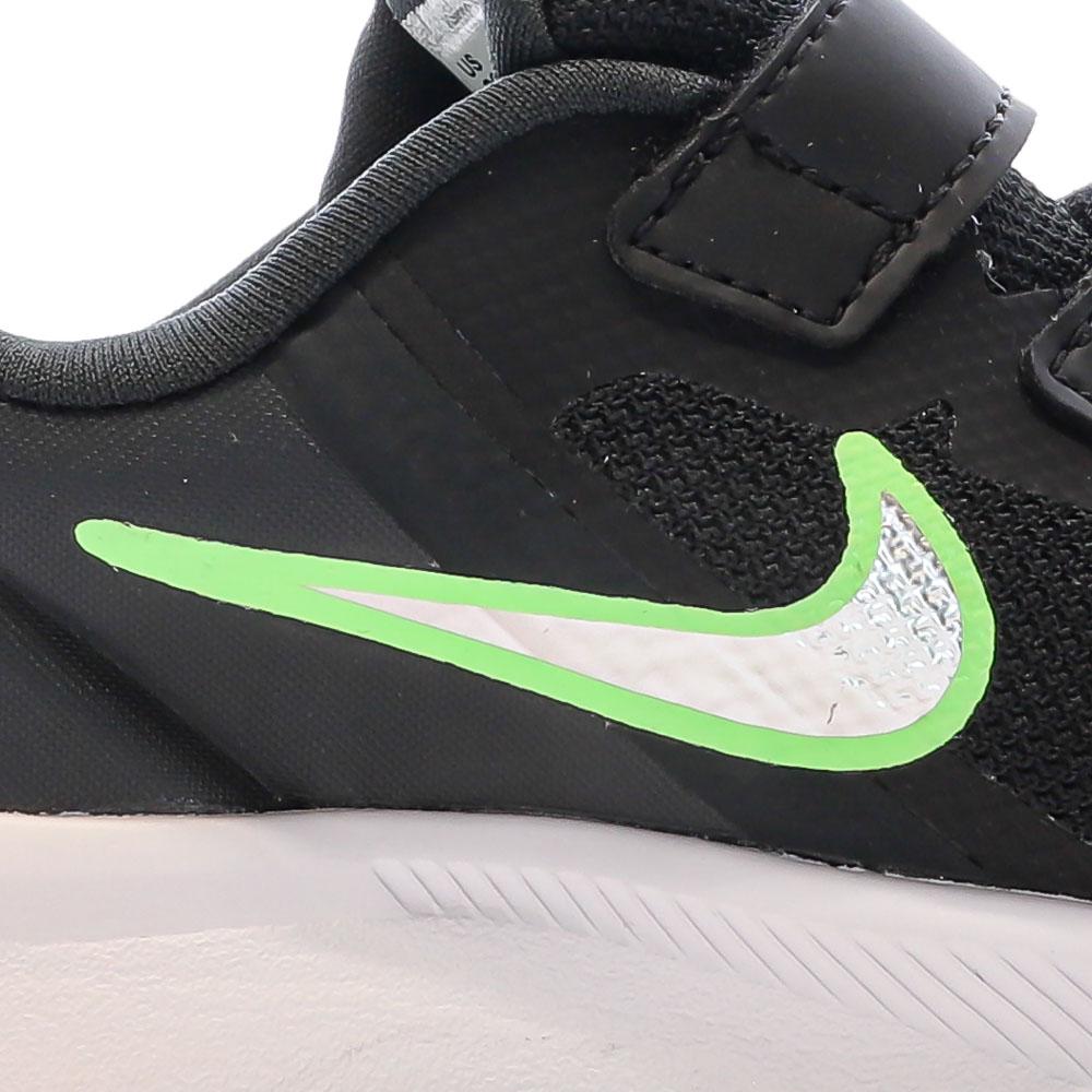 Nike Baskets Noires/Vertes Fille Bébé Nike Star Runner 3