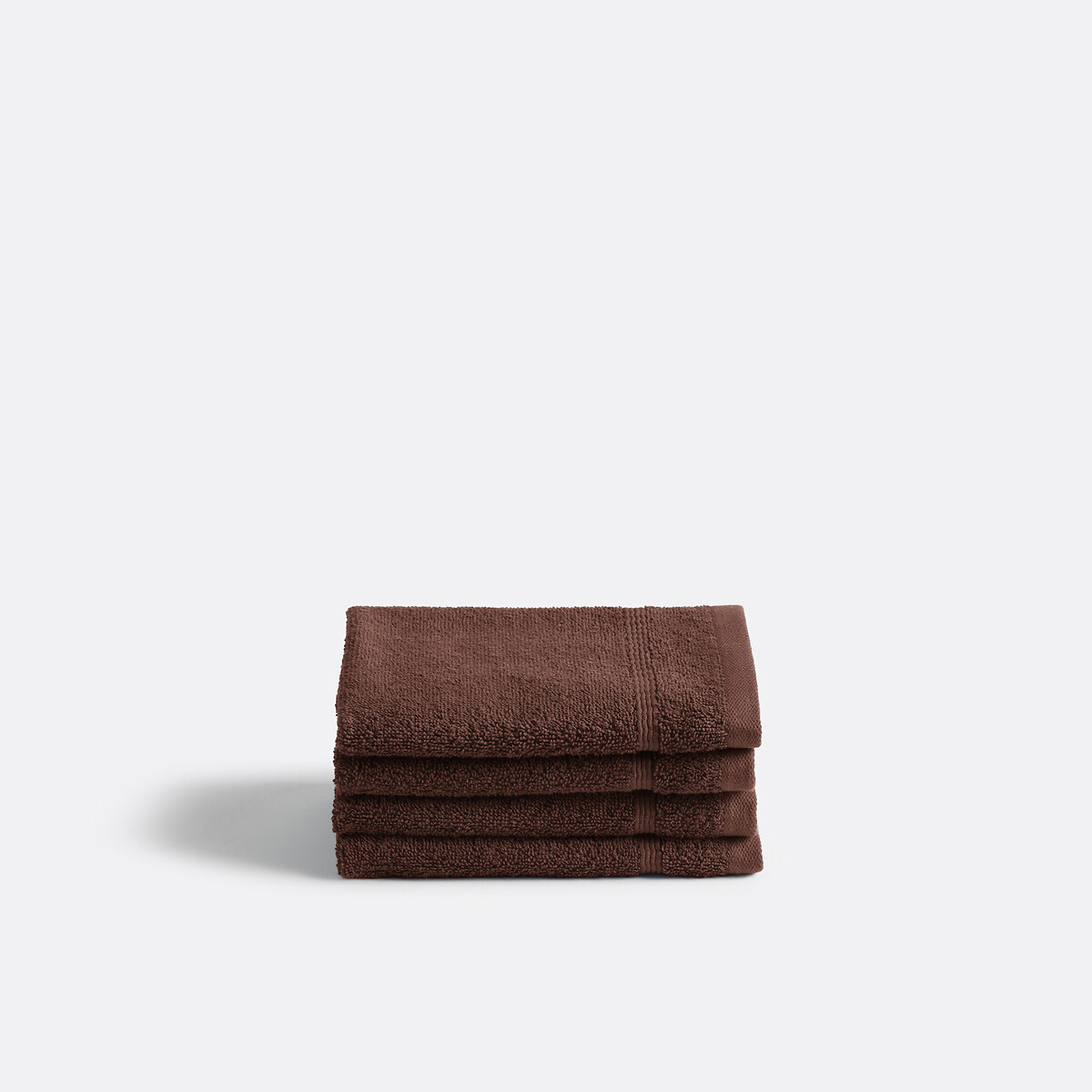 LA REDOUTE INTERIEURS<br>Conjunto de 4 toalhas de mão em tecido atoalhado 600 g/m², Zavara
