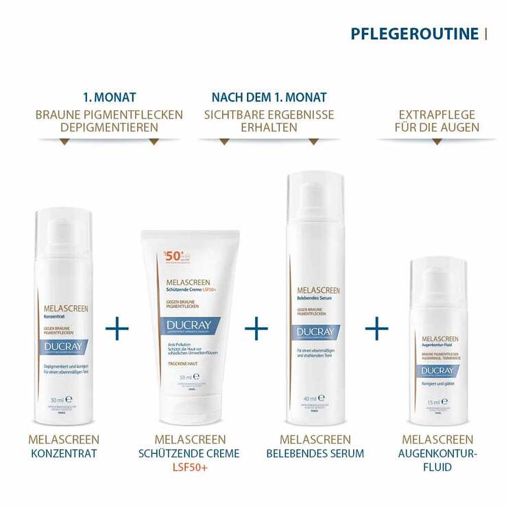 Ducray Melascreen schützende Creme SPF 50 + , 50 ml