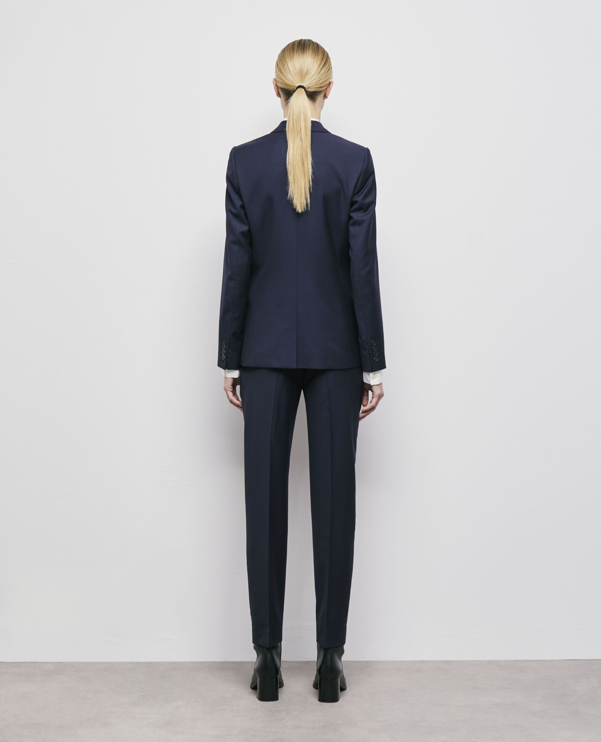 Veste de costume laine bleu marine