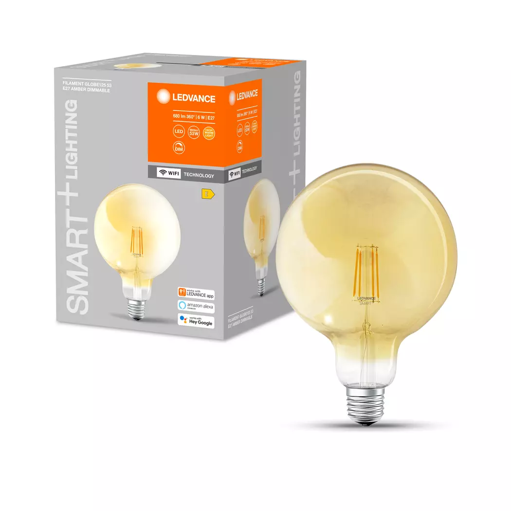 LED-Globeform E27/6 Watt/Energie E