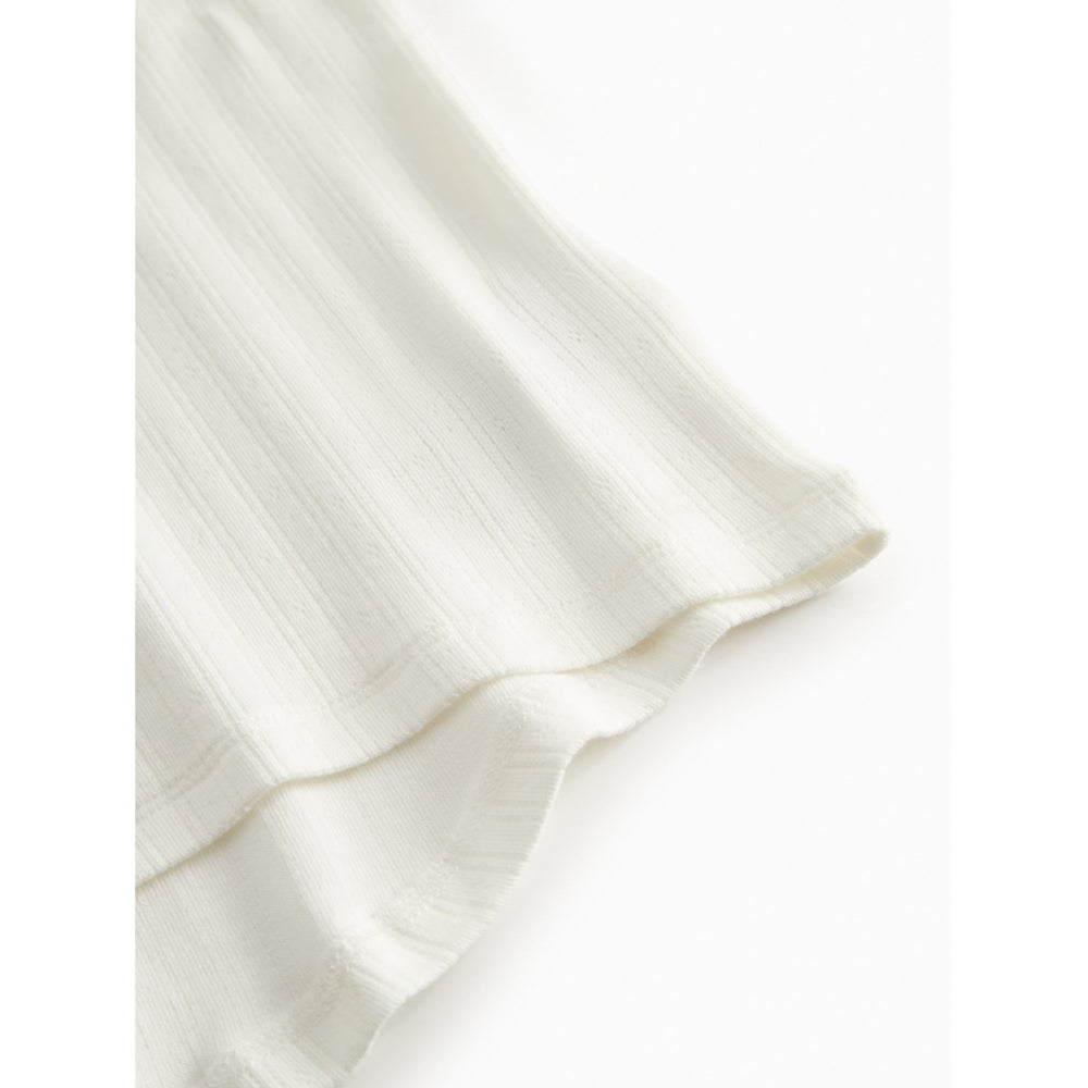 Køb MarMar Modal Pointelle Gentle White Tavora Flæse T-shirt