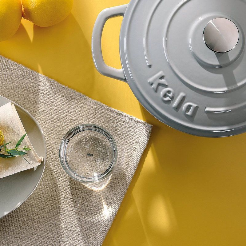 Braadpan Kela Calido met Deksel Rond Grijs 3