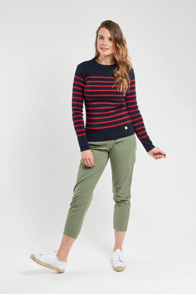 Pull marin rayé 