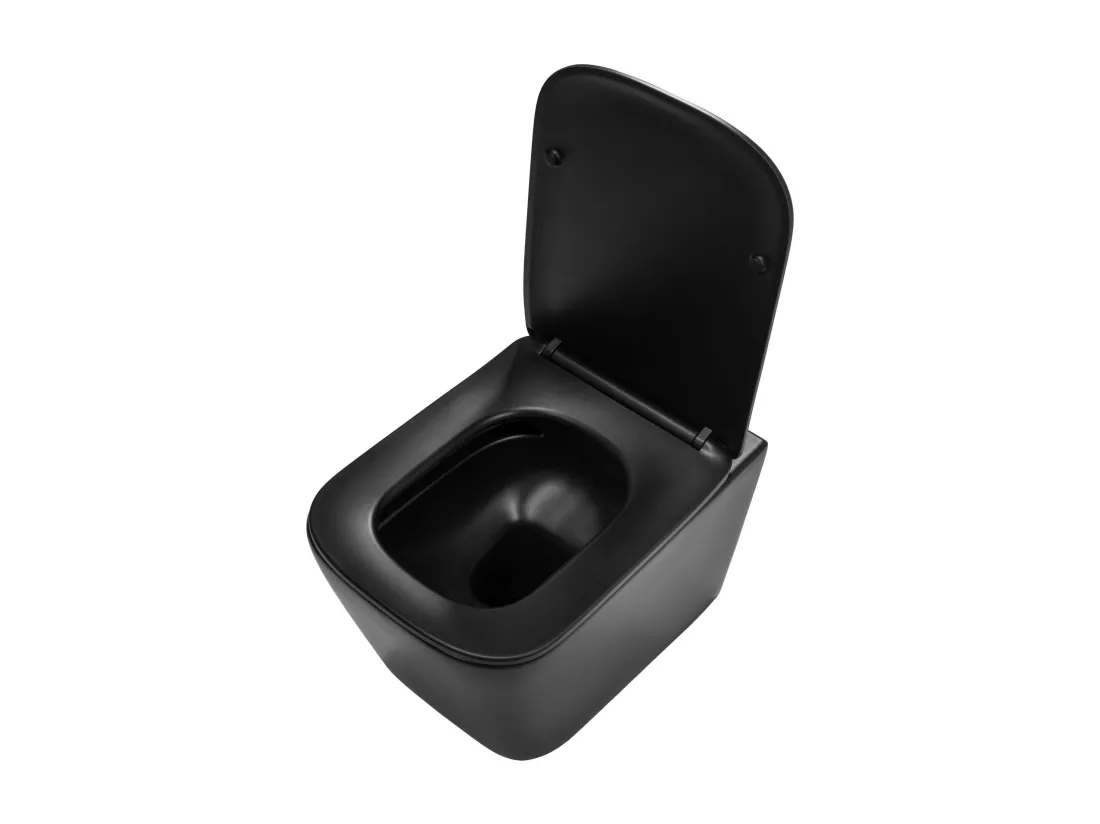 Cuvette Wc Suspendue Rea Julio Rimless Duroplast/Flat/Zm Matt Black