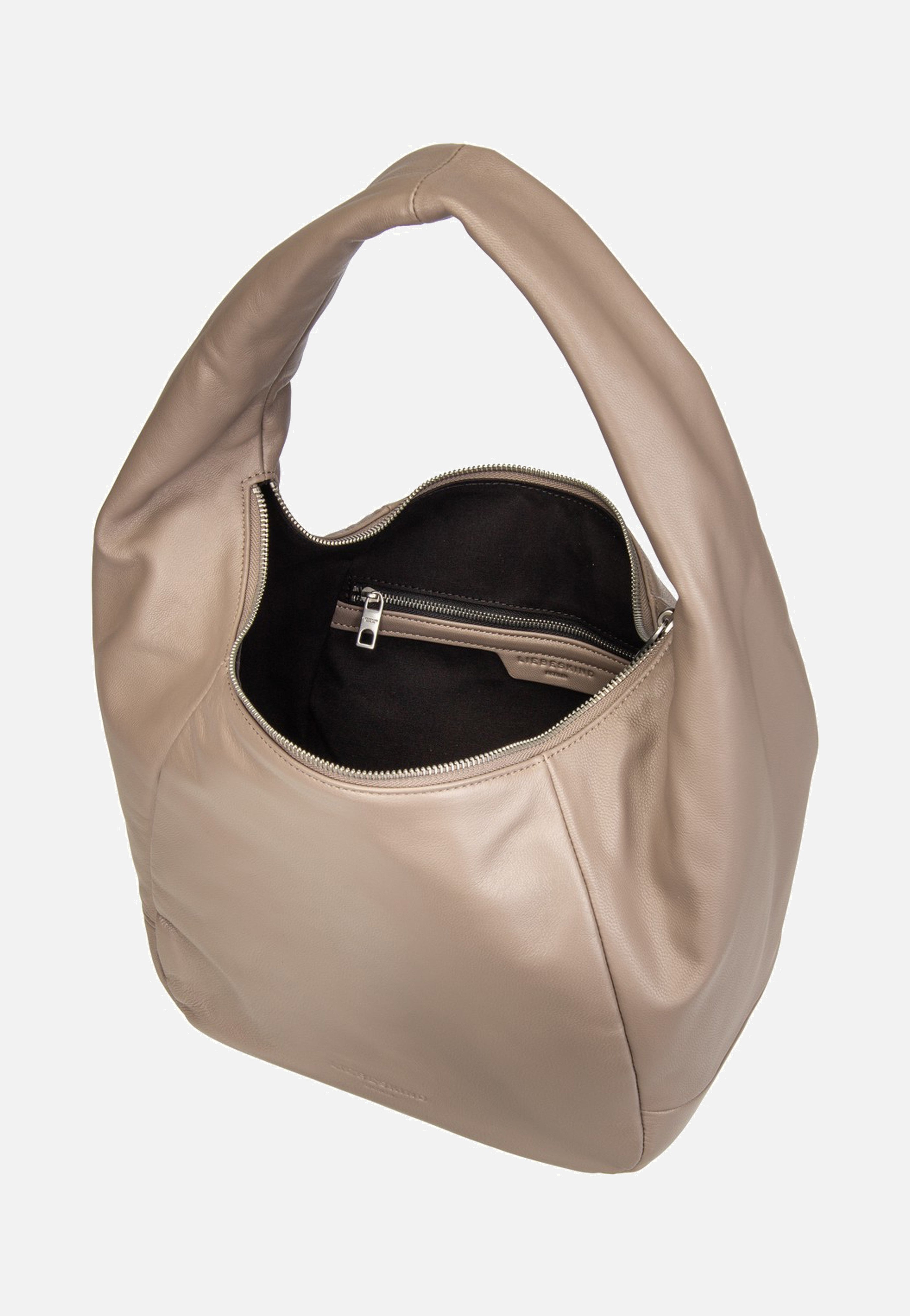 Farrah M Vintage Goat Neutral Grey - Hobo Bag