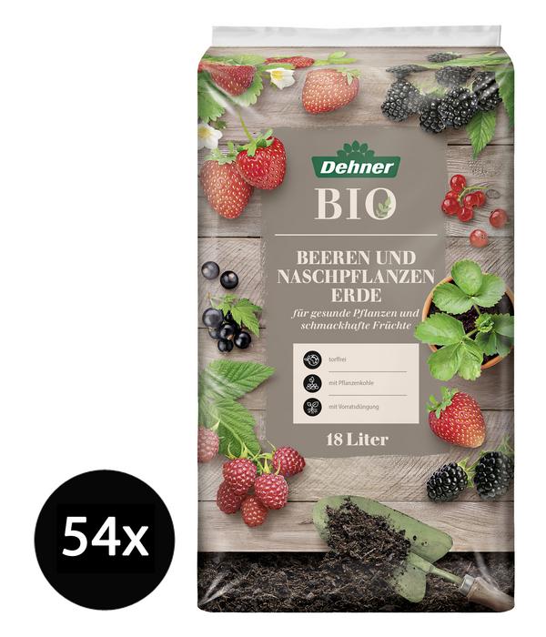 Dehner Bio Beeren und Naschpflanzenerde, 54 x
