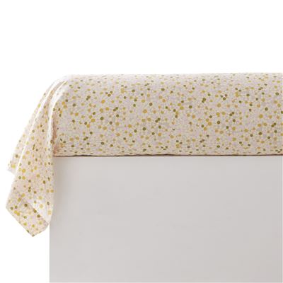 Linge de lit motif bouquet de fleurs - BECQUET CRÉATION