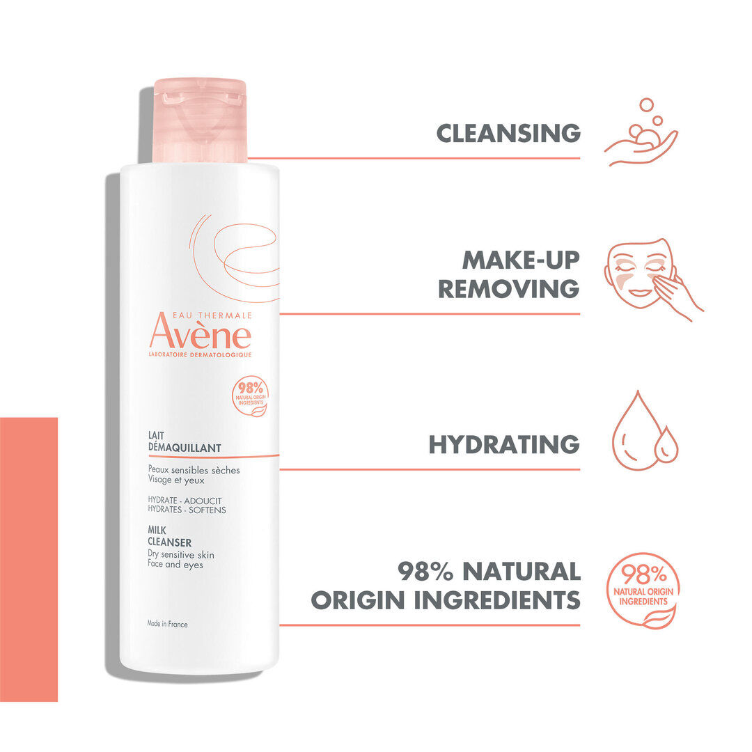 AVENE  Leite Desmaquilhante de Rosto - 200ml