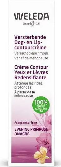 WELEDA - Versterkende Oog en Lipcontourcrème - Evening Primrose - 10ml - 100% natuurlijk