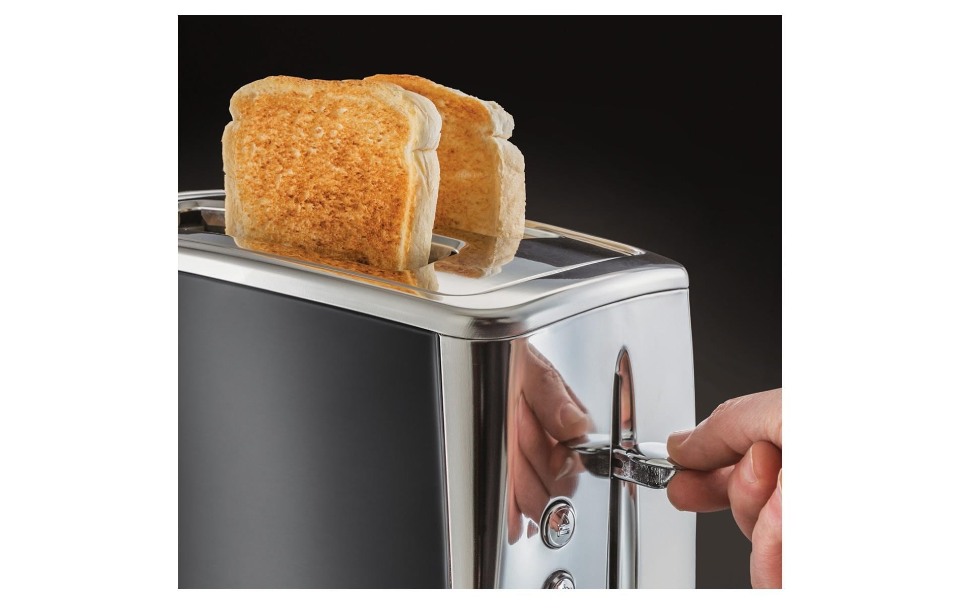 RUSSELL HOBBS Toaster »Russell Hobbs Toaster Luna Moonlight Grey« 1550 W