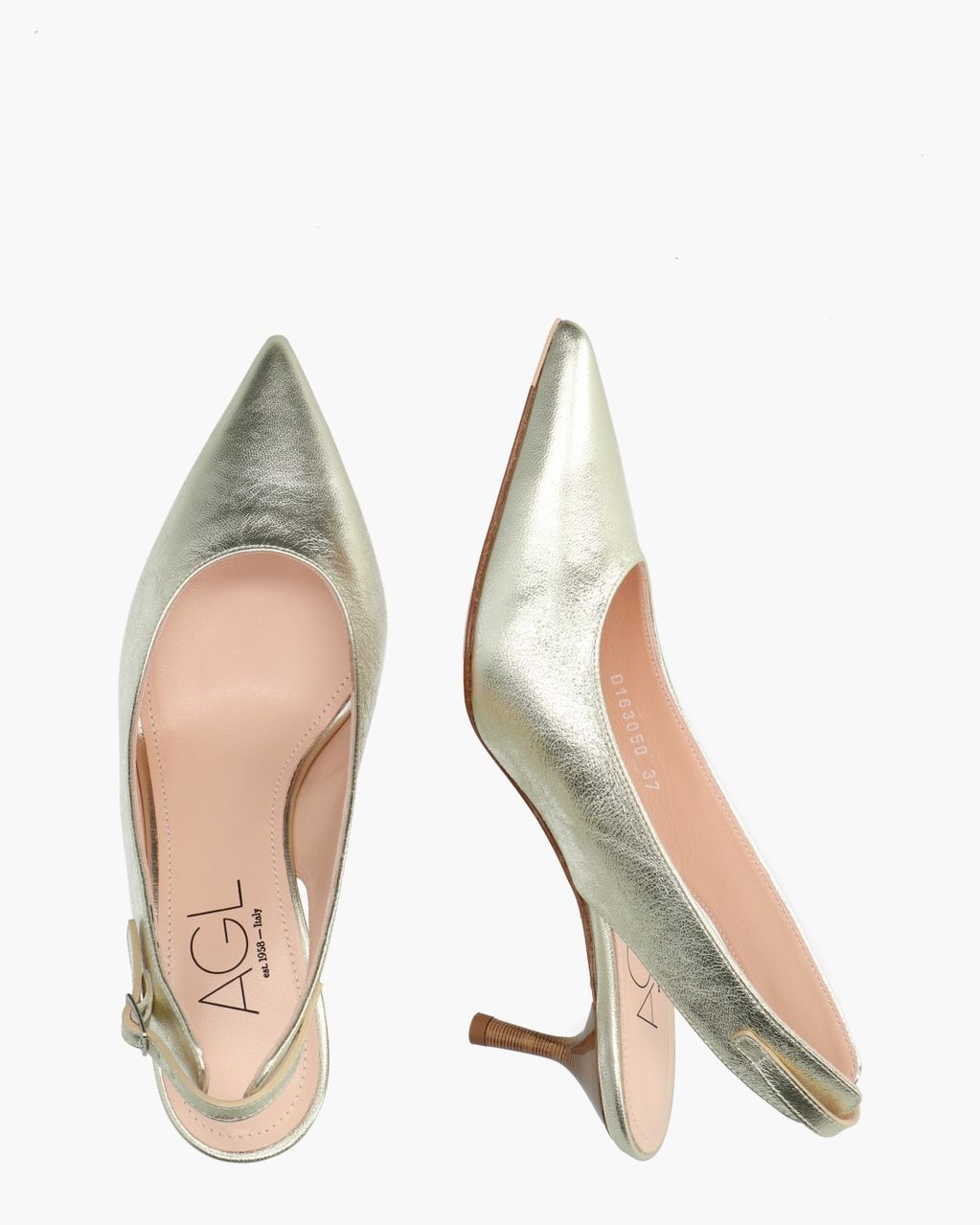 AGL Stana Goud Dames Slingbackpumps
