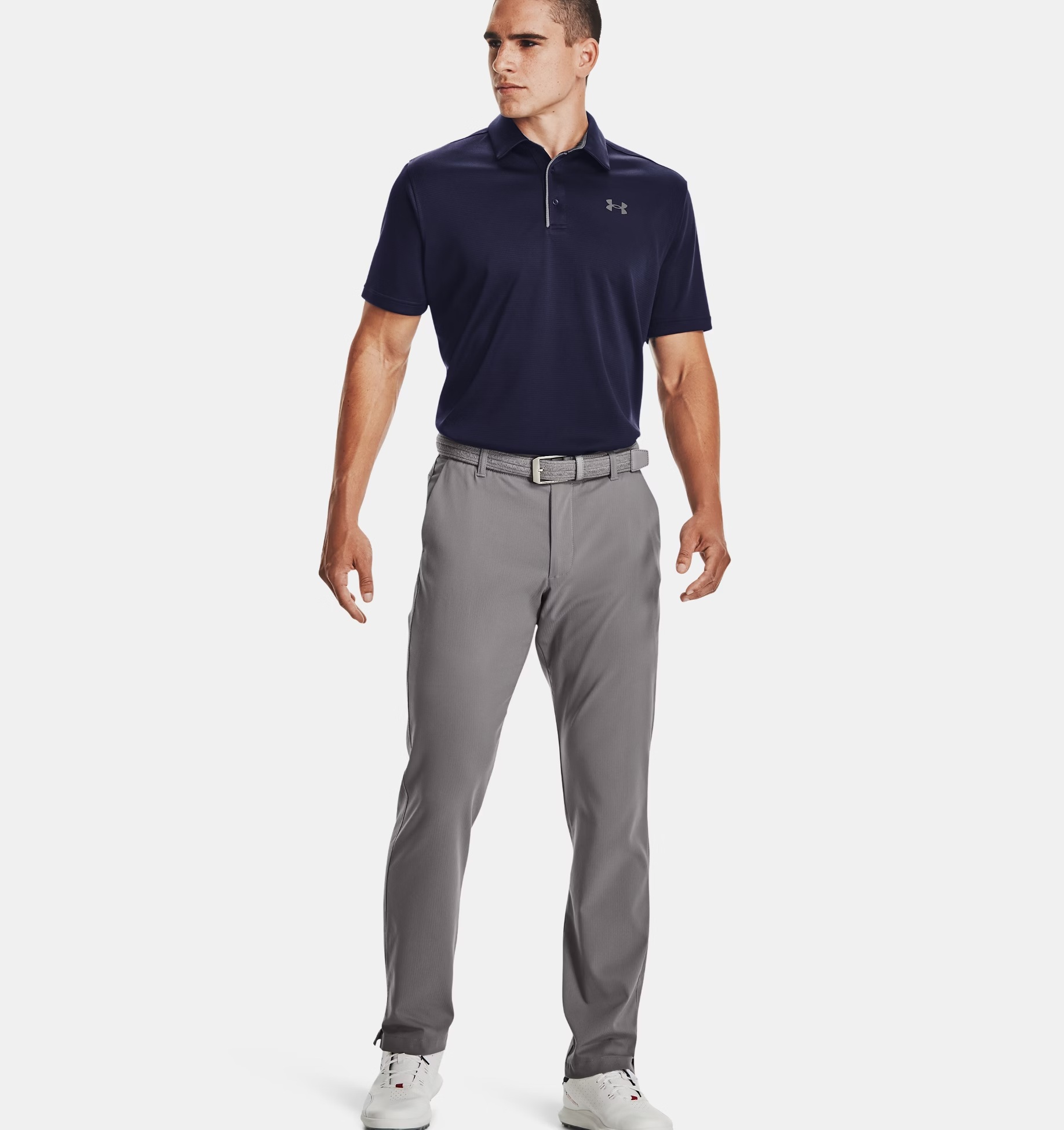 Under Armour Tech Polo Heren Donkerblauw