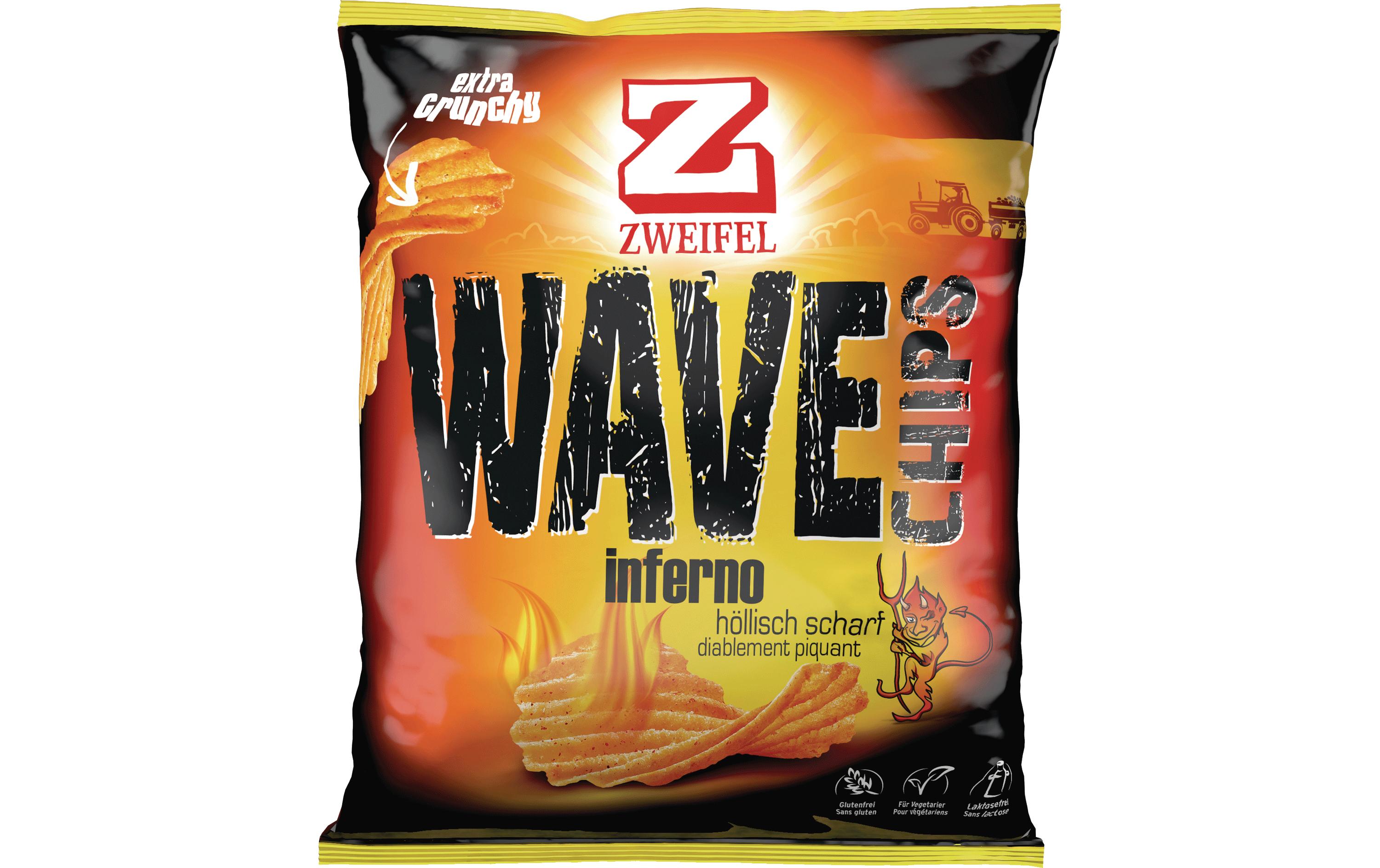 Chips Wave Inferno 120 gKartoffel Chips