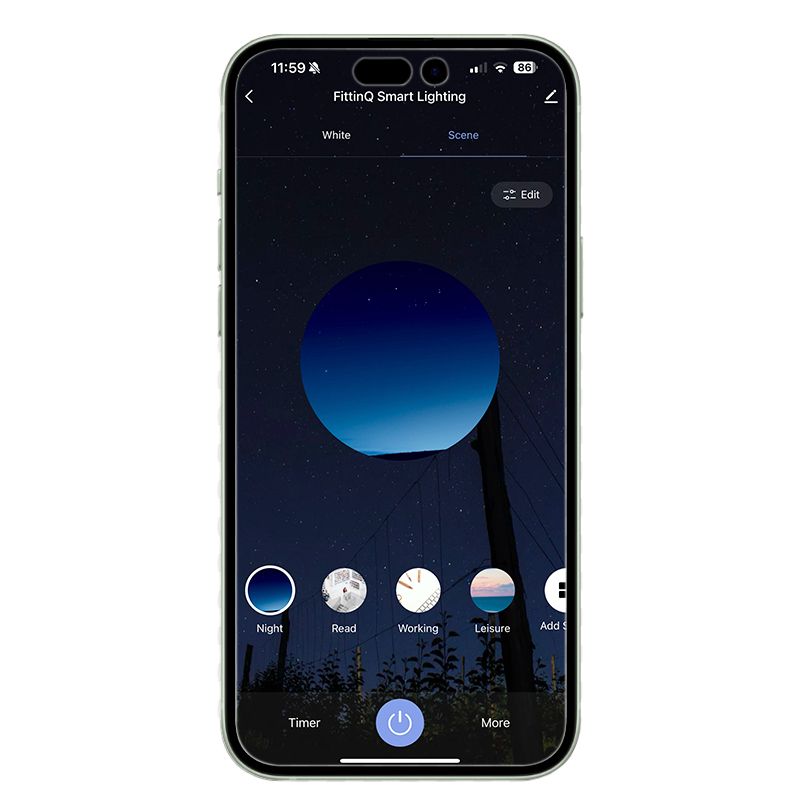Smart wandlamp walnoot hout 24 cm incl. Wifi G9 - Otan