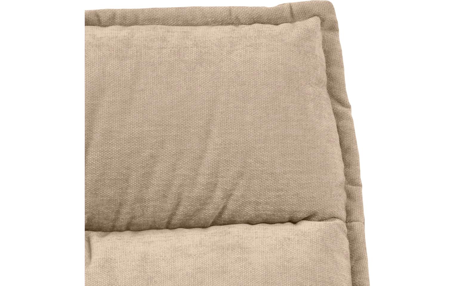 Sessel Blizzard Polyurethan (PU)/Stahl, Beige<br>Loungesessel mit modernen Akzenten