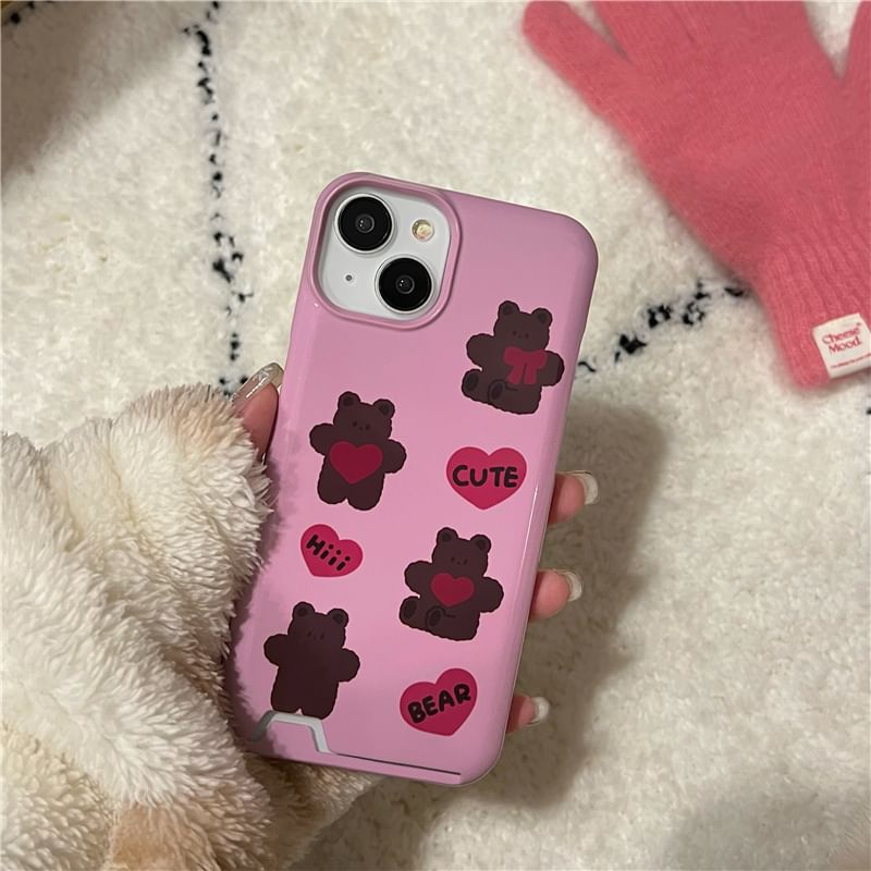 TOLC - Berenhart telefoonhoesje - iPhone 15 Pro Max / 15 Pro / 15 Plus / 15 / 14 Pro Max / 14 Pro / 14 Plus / 14 / 13 Pro Max / 13 Pro / 13 / 13 mini