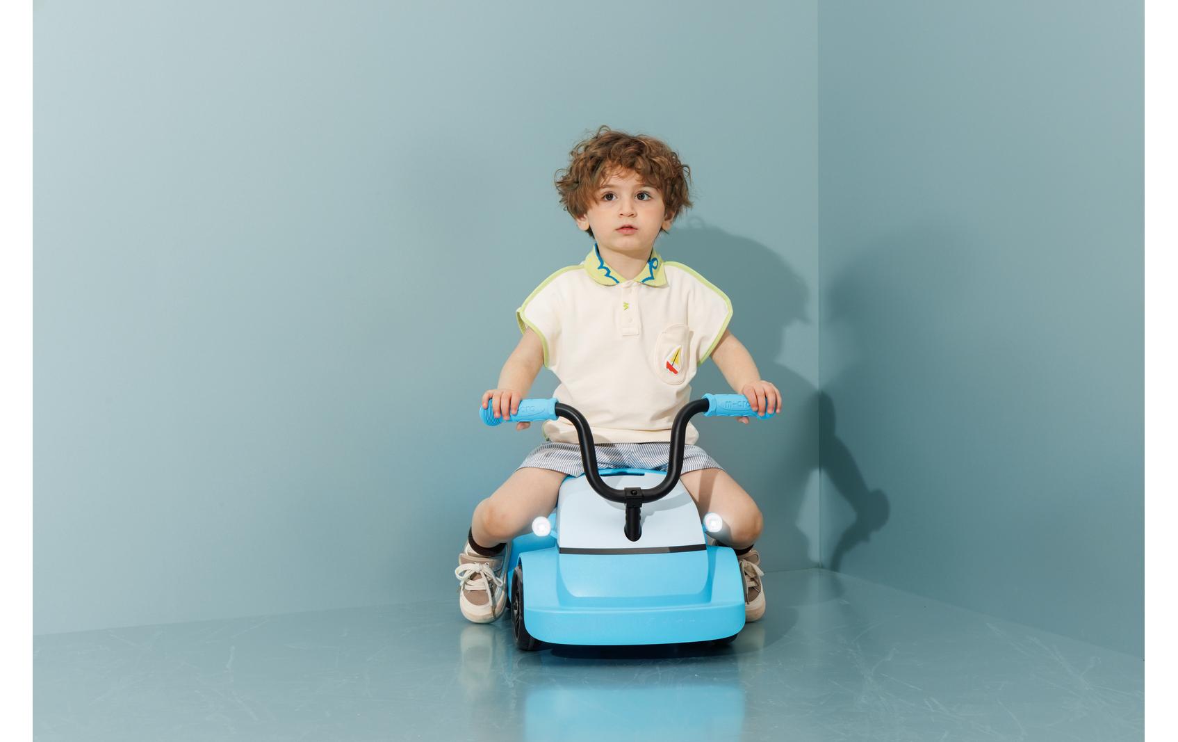 Rutschfahrzeug Mini Microlino Blue<br>Leichtfahrzeug für Kinder