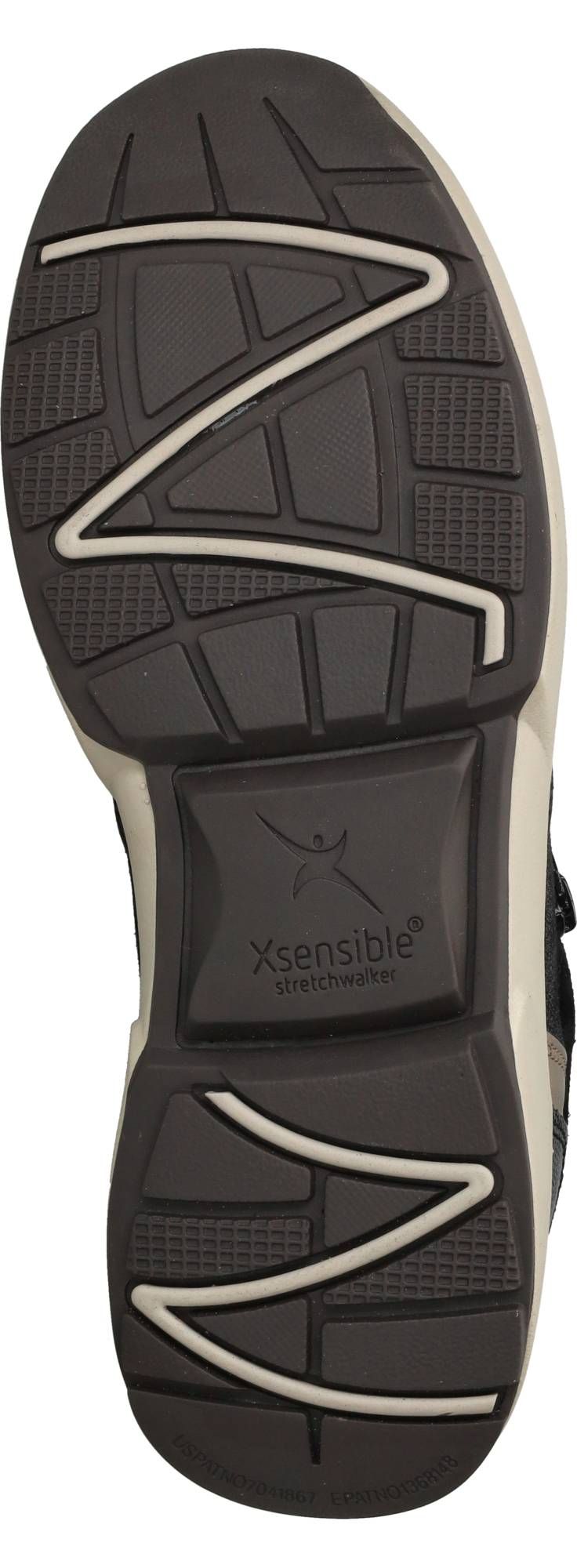 Xsensible Grenoble Stretchwalker HX Veterschoenen Zwart Dames