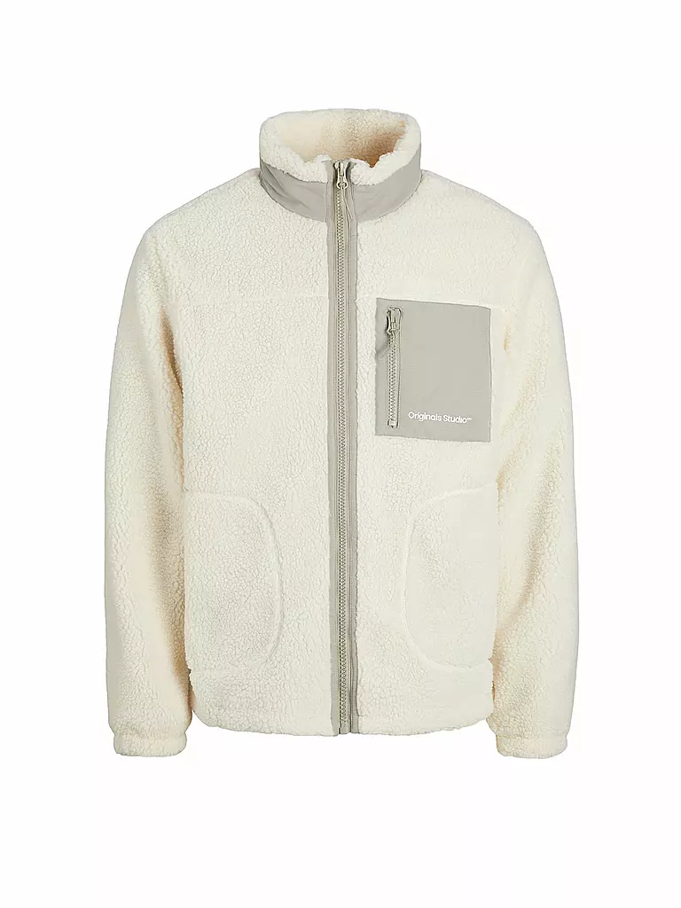 JACK & JONES Jacke in Felloptik JORVESTERBRO beige