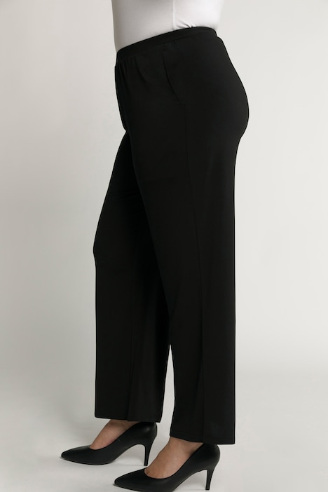 Hose, Jersey, weites Bein, Elastikbund