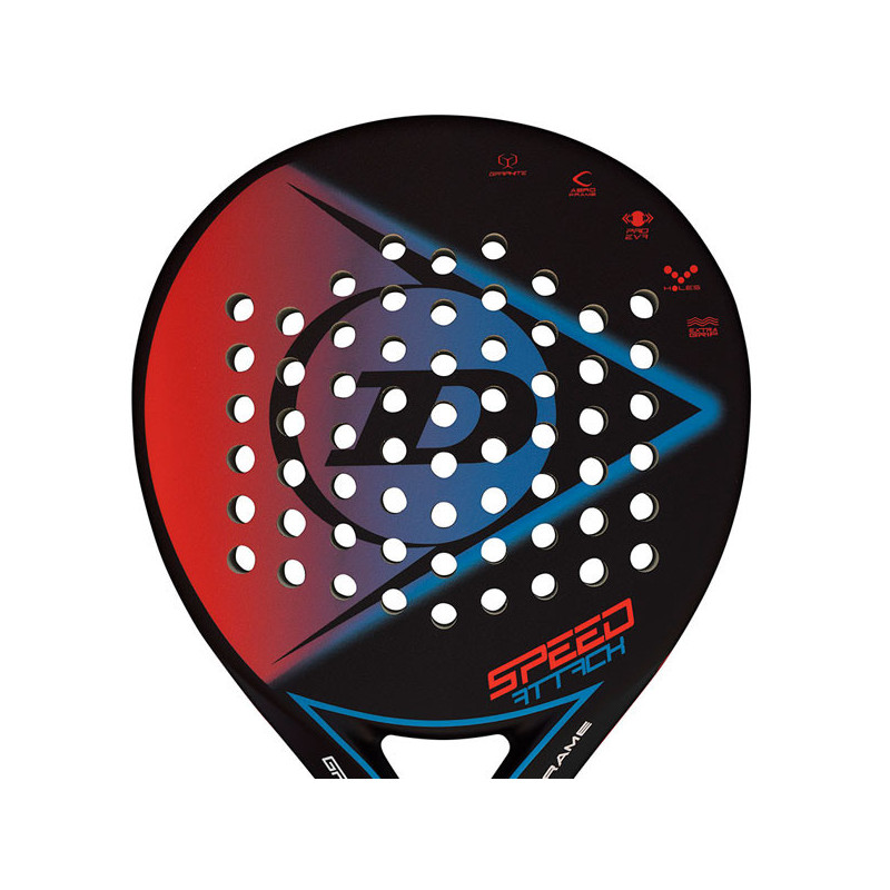 Dunlop Speed Attack - Raquette de Padel vitesse et puissance