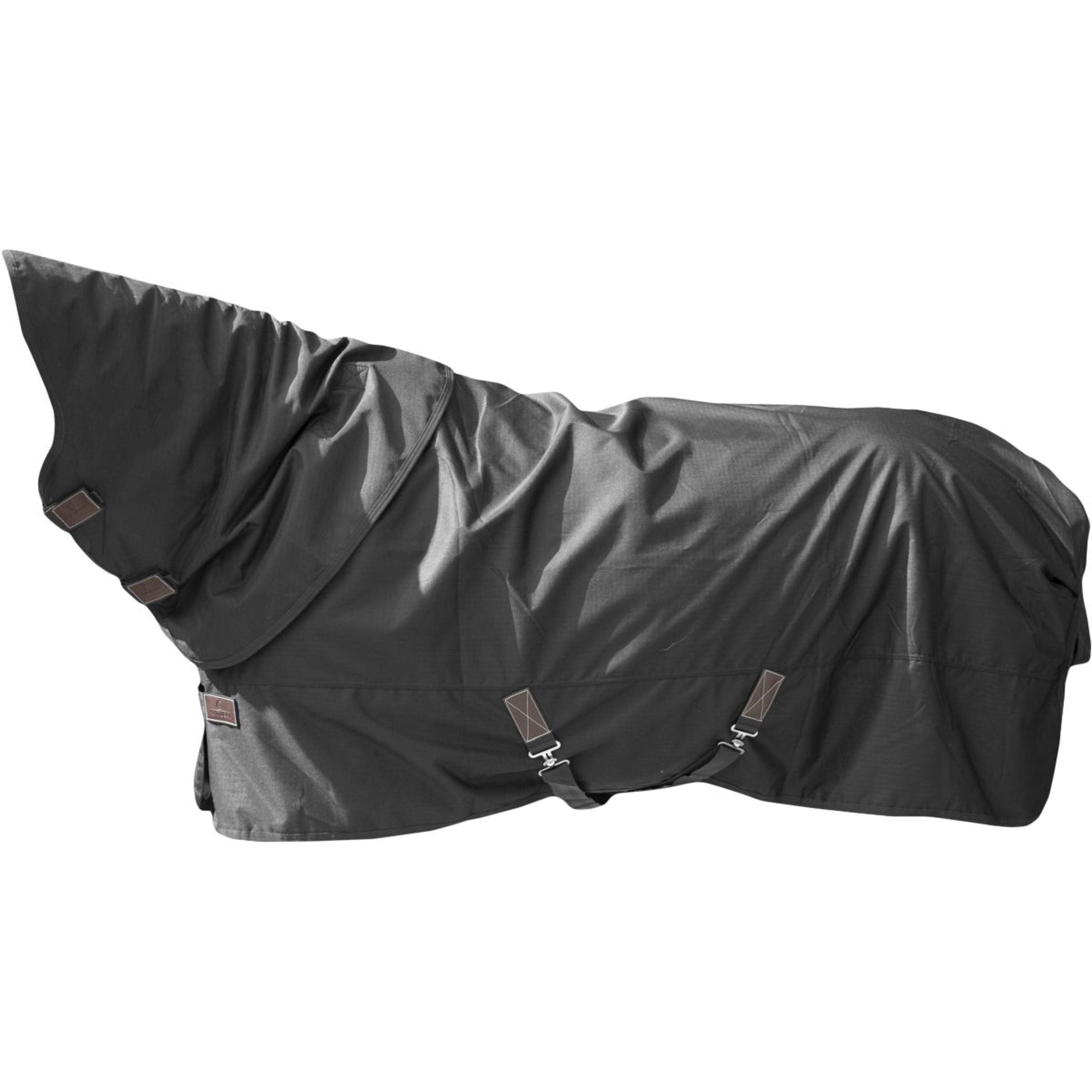 Kentucky Turnout Rug All Weather Quick Dry Fleece with Neck 150g Zwart