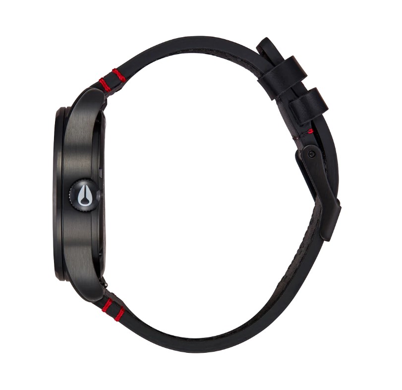 Nixon Rolling Stones Sentry Leather All Black