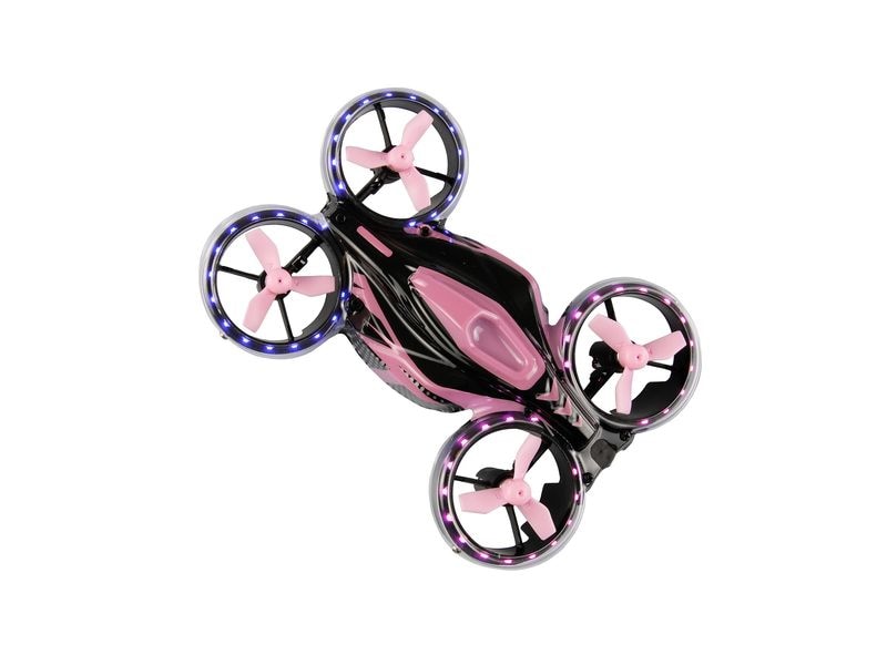 Amewi FightStar Battle Drone Set Grün & Pink, RTF Zwei 2-in-1-Drohnen mit IR-Kampffunktion